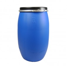 120 LITRE OPEN TOP BLUE POLYDRUM